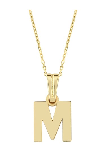 Altın M Harfi Kolye As1930klm Altınsepeti Sarı