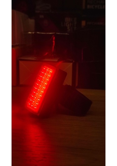 Forte Gt 6319 Bisiklet Ön Işık 250 Lümen Lityum Pilli Usb Şarjlı Yüksek Güçlü Far Kırmızı