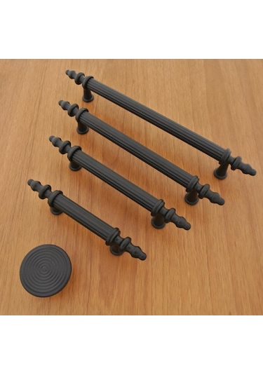 Azimkar Hırdavat Elmas Kulp Mat Siyah