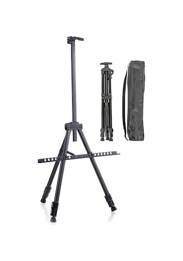Metal Şövale Çantalı Şövale Ayarlanabilir Şövale 3 Ayaklı Şövale