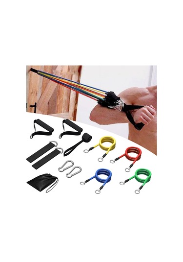 Suntek Direnç Bantları Seti Egzersiz Aletleri Ve Taşıma Renkli