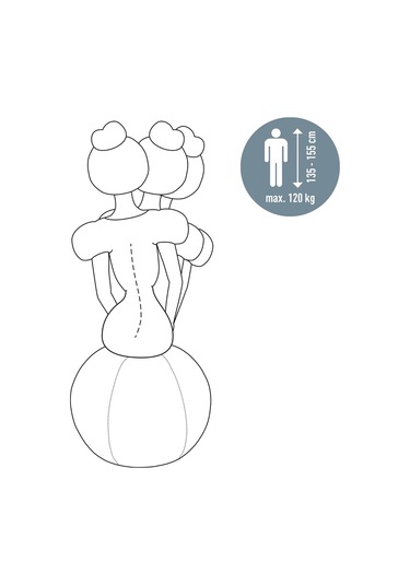Leitz Sitzball Für Aktives Sitzen, Gymnastikball, Ergonomische Al