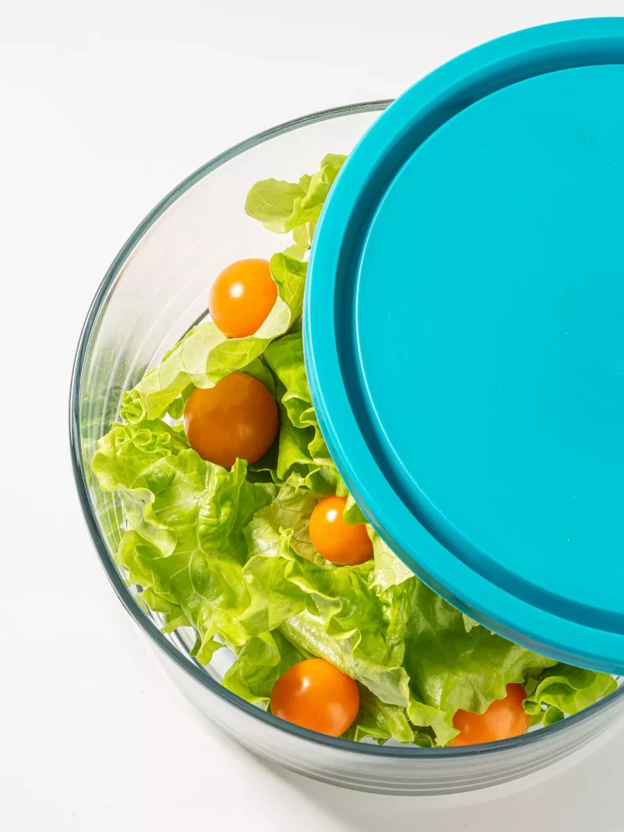 Gift'n'home Cam Kapaklı Salata Kabı 181107618 Beyaz