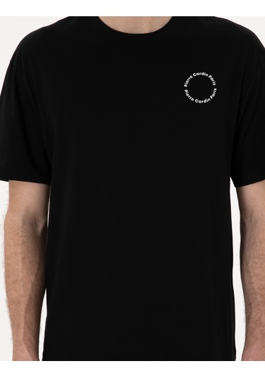 Pierre Cardin Erkek Siyah Tişört 50310076-vr046 Siyah