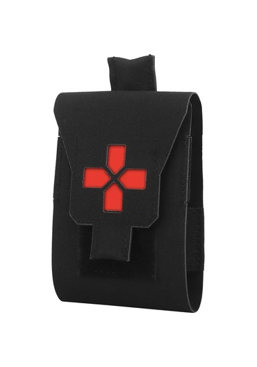 Taktik Mini Ifak Kılıfı Edc Travma İlk Yardım Kiti Açık Survival Cep Tıbbi Dişli Saklama Çantası Kamp Yürüyüş Ekipmanları Black