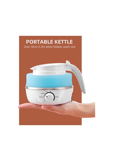 Yaozixa Katlanabilir Seyahat Su Isıtıcısı - 5 Sıcaklık Modlu, 0.6l Kapasiteli, Bebek Sütü Ve Çay İçin Pratik
