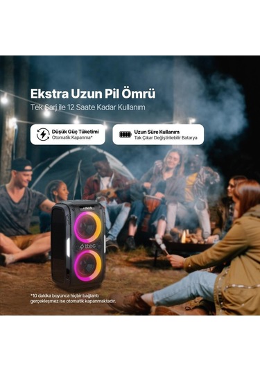 Ttec Carnival Pro 120w Taşınabilir Kablosuz Bluetooth Parti Hoparlörü