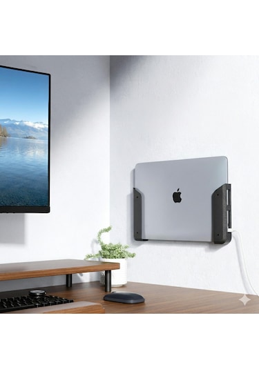 Duvar/masa Altı Yapışkanlı Laptop & Tablet Stand Tutucu 1 Çift