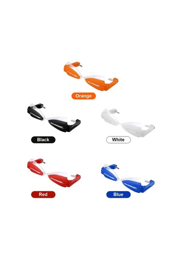 Pazly 2 Adet Motosiklet El Koruyucu - Abs Malzeme, Drl Işıklı, 5 Renk Seçeneği, Güvenli Sürüş İçin Uygun