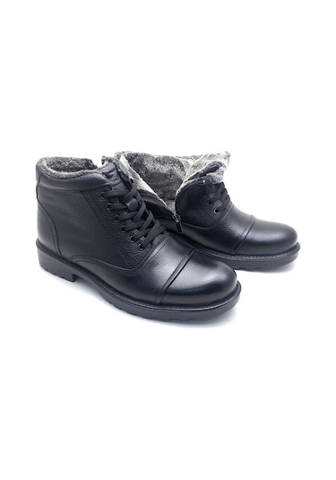 Umut Hakiki Deri Kürklü Erkek Bot
