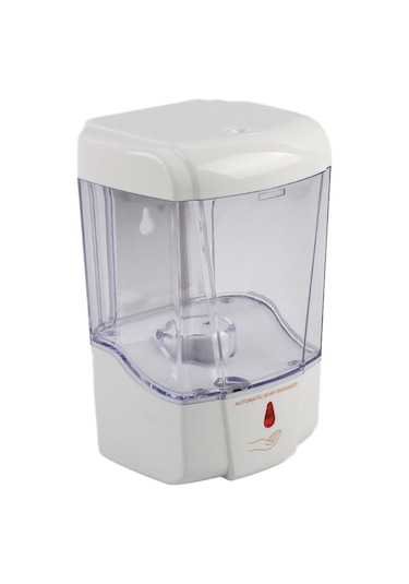 Hangfox Duvar Tipi Otomatik Sabun Dağıtıcısı - Entegre Entegre Algılama Teknolojisi İle 700ml Kapasite, Abs Malzeme, Ev/hastane/otel Kullanıma Uygun Beyaz