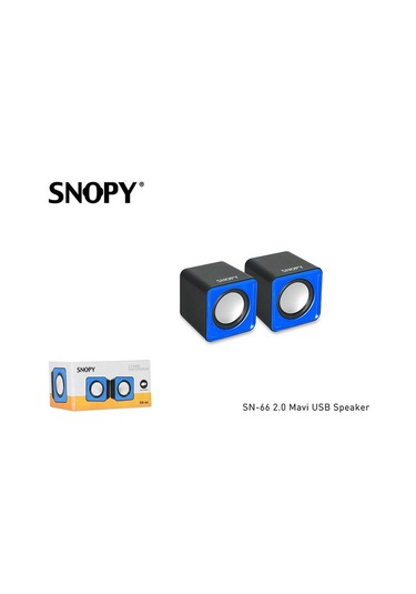 Snopy  Sn-66 2.0 Mavi Usb  Speaker