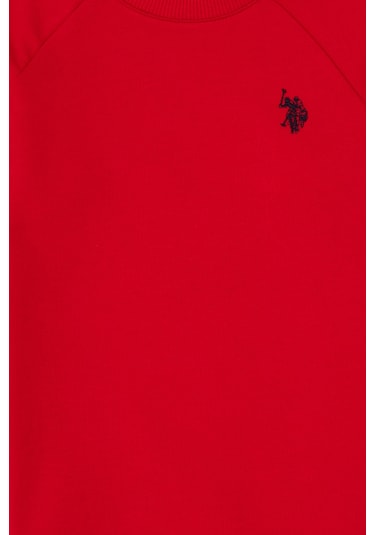 U.s. Polo Assn. Erkek Çocuk Kırmızı Sweatshirt 50313832-vr171 Basıc Kırmızı