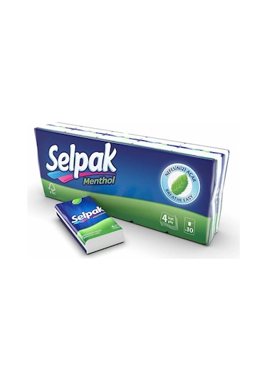 SELPAK MENDIL 10 ADET MENTOLLU