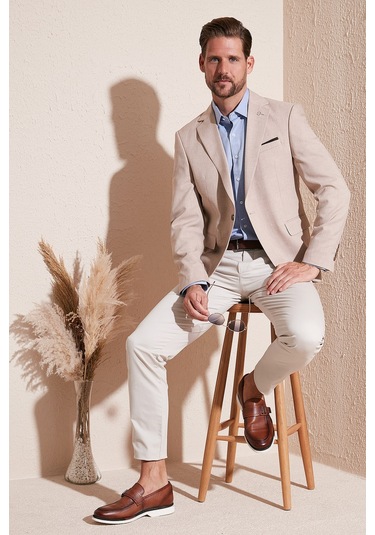 Buratti 535638183 Nipoye Erkek Ceket Bej