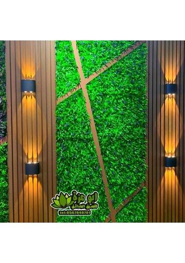 4 Watt Amber Işık Ledli Dekoratif Işık Süzmeli İç Ve Dış Mekan Aplik, Modern Armatür, Şık Armatür Siyah