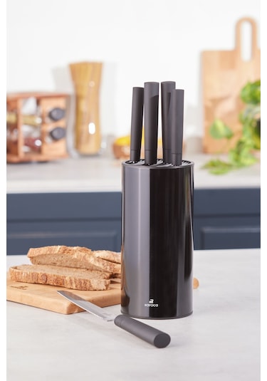 Karaca  Roscar Black 6 Parça Bıçak Seti