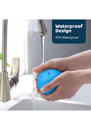 Geekyou Evcil Hayvanlar İçin Akıllı Işıklı Zıplayıcı Top - Sarı, Ip54 Su Geçirmez, 4 Saat Çalışma Süresi, Abs+tpu Malzeme