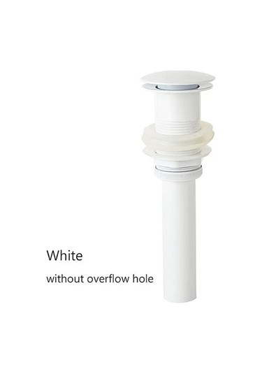 Joyhub Mingjin Shop2 Deliksiz Beyaz Stil Pirinç Drenaj Siyahbeyazkrom Kaplamaaltıngül Altınorb Banyo Havzası Aşağı Açılan Pop-up Drenaj Taşma Deliği Olmadan Tasarım Xddj51 Renkli Çok Renkli