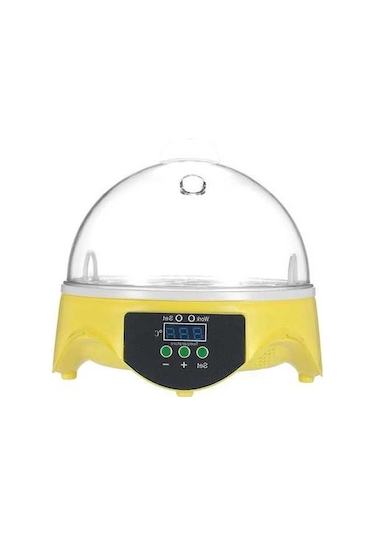 Dancemonkey 7 Yumurta Mini Dijital Kuluçka Makinesi, Şeffaf Kuluçka Ma