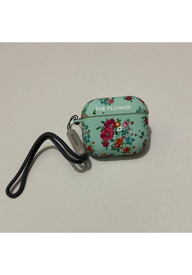 Iphone 3. Nesil Uyumlu Koruyucu Bluetooth Kulaklık Kılıfı Çiçek Desenli Fosforlu Figürlü Çiçekler Airpods 3. Nesil