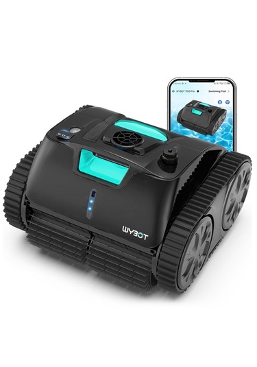 Wybot C1 Max Havuz Temizleme Robotu 200 M2 Havuz Taban Ve Duvar Temizliği