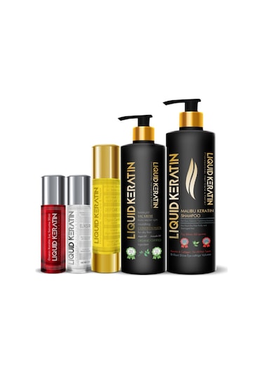 Keratin Saç Güçlendirici Dökülme Önleyici 5'li Ultra Set Saç Serum Ve Yağı