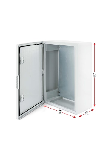 Akiş Akab-400200 Opak Kapaklı Abs Plastik Elektrik Panosu (40X60X20 Cm)