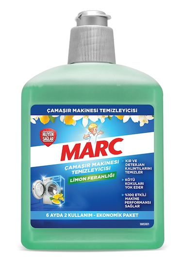 Marc Çamaşır Makinesi Temizleyici Limon Ferahlığı 500 ML