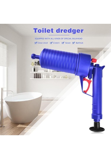 Hava Pompası Boru Piston Tahliye Temizleyici Kanalizasyon Tıkanmış Sökücü Banyo Mutfak Tuvalet Temizleme Aracı