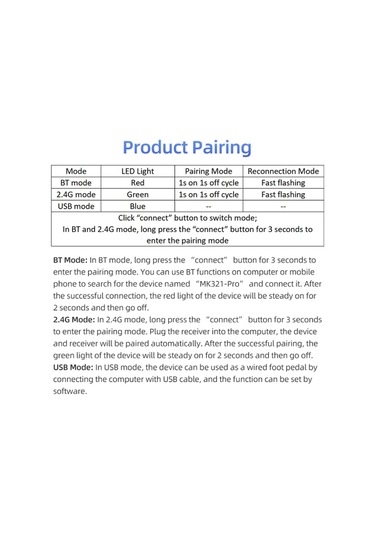 Mk321-pro 3 Tuşlu Mini Özelleştirilmiş Klavye Mekanik Mavi Anahtar Usb+2.4g+bt Bağlantısı Ofis Oyun Multimedya Beyaz