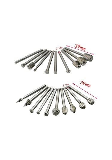 Lemestar 20 Parça Hızlı Çekirdekli Ahşap Oyma Freze Ucu Seti - Elektrikli Freze Ve Matkap İçin Dayanıklı Hss Malzeme