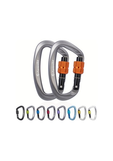 Besthome1 Tcherchı 12kn Karabina Klipsi - Yürüyüş Kamp İçin Siyah