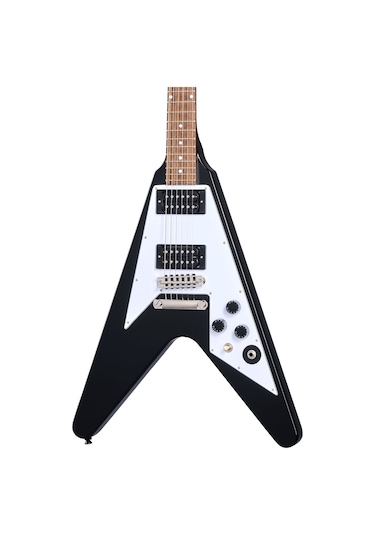 Epiphone Kirk Hammett 1979 Flying V Elektro Gitar Ebony