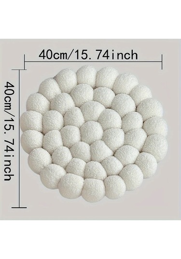 Elmpaly Bej Renginde 5 Renk Seçenekli Yıkanabilir Karahindiba Dekoratif Yastık Bej