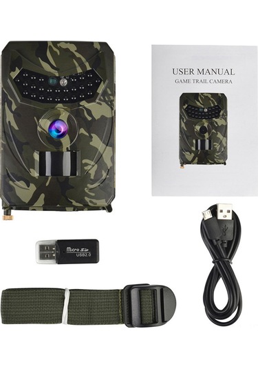 Jeemson 12mp 1080p Dış Mekan Av Kamerası - 1 Saniye Tetik Süresi, 110 Algılama Açısı, 26 Adet Ir Led Ile Gece Görüşü, Ip56 Su Geçirmez, 12 Ay Pil Ömrü Çok Renkli