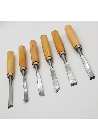 Titi 1180 Ahşap Oyma Seti 12  Parça