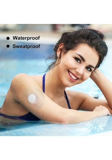 Sensör Yamalar, Şeffaf Sensör Yapıştırıcı Yamaları Ter Geçirmez, Ön Kesim Cgm Sensörü Aşırı Püskürtme 60