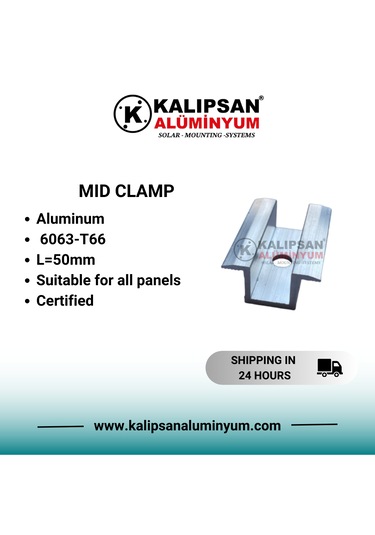 Orta Clamp- 100 Adet