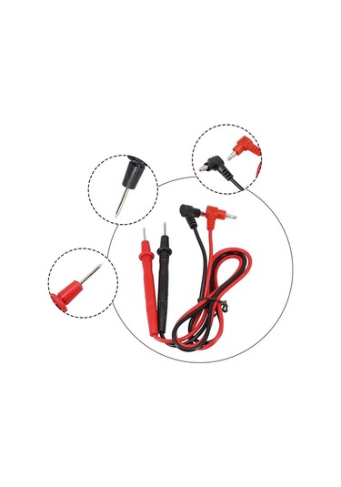 Koodmax Multimetre Probu 1000v 10a Test Ölçüm Probu Voltmetre Avometre Kablosu - Prob Kablo