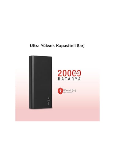 Mojue By Ttec PB06 20000 mAh 20W LCD Ekranlı Taşınabilir Şarj Cihazı Powerbank