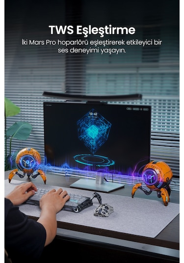 Gravastar Bluetooth Speaker Mars Pro War Damaged Version Bluetoot