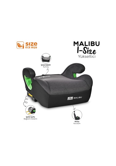 Lorelli Malibu I-size Isofix Oto Koltuğu Yükseltici - Black