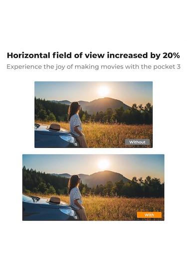 K&f Concept Magnetic 1.2x Anamorfik Lens Djı Osmo Pocket 3 Comb