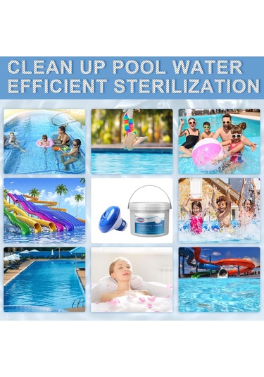 Gajeena Su Temizleme Tablet Seti 1 Lb - Güneşten Koruma, Pas Önleyici, Pürüzsüz Su, Doz Aleti İçerir