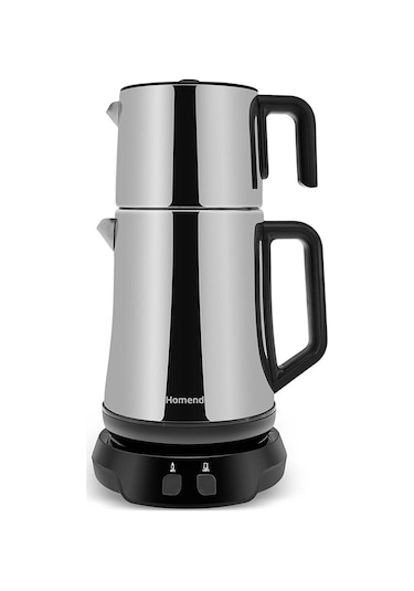 Homend Royaltea Elegant 1776H Parlak Inox Çay Makinesi