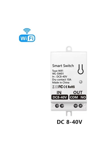 Ulzyvf Wifi Tuya Modülü Kuru Kontak Evrensel Dc Anahtarı Akıllı 8-40v 10a Cd