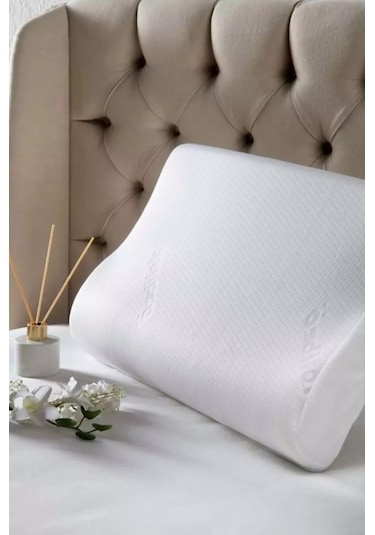 Özdilek Visco Ortopedik Eğimli 60x40x12 Yastık Beyaz