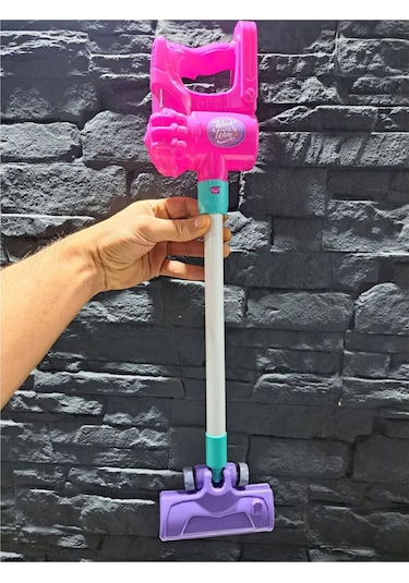 Oyuncak Elektrikli Süpürge - Dikey Model 55 Cm Boyunda