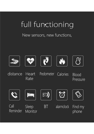 Padalink Ip67 Su Geçirmez 1.44 " Renkli Ekran Akıllı Saat (İthalatçı Garantili)